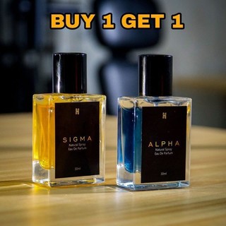 Promo Termurah BUY 1 GET 1 - Parfum SIGMA ALPHA AMBITION Original Eau De ORIGINAL