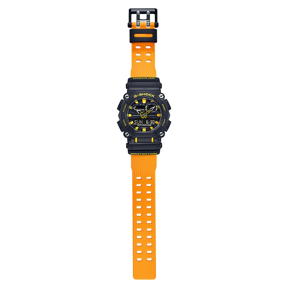 CASIO นาฬิกาข้อมือผู้ชาย G-SHOCK YOUTH รุ่น GA-900A-1A9DR วัสดุเรซิ่น สีดำ