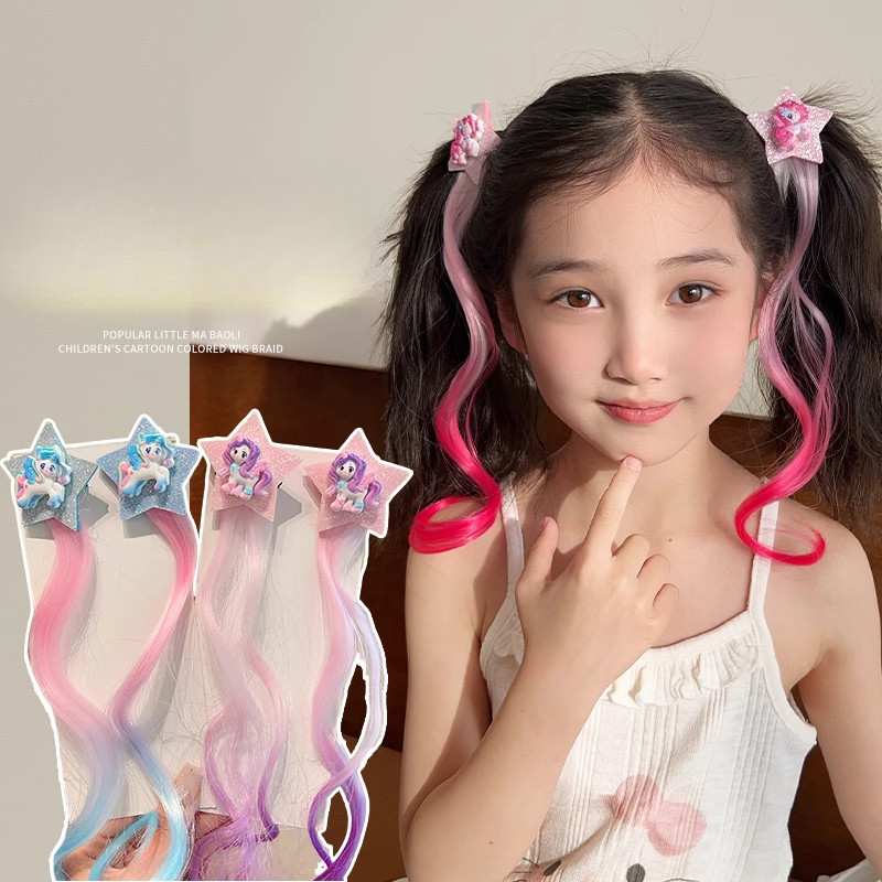 My Little Pony วิกผมเด็ก Braid Highlight Princess Bubble Braid แหวนผม