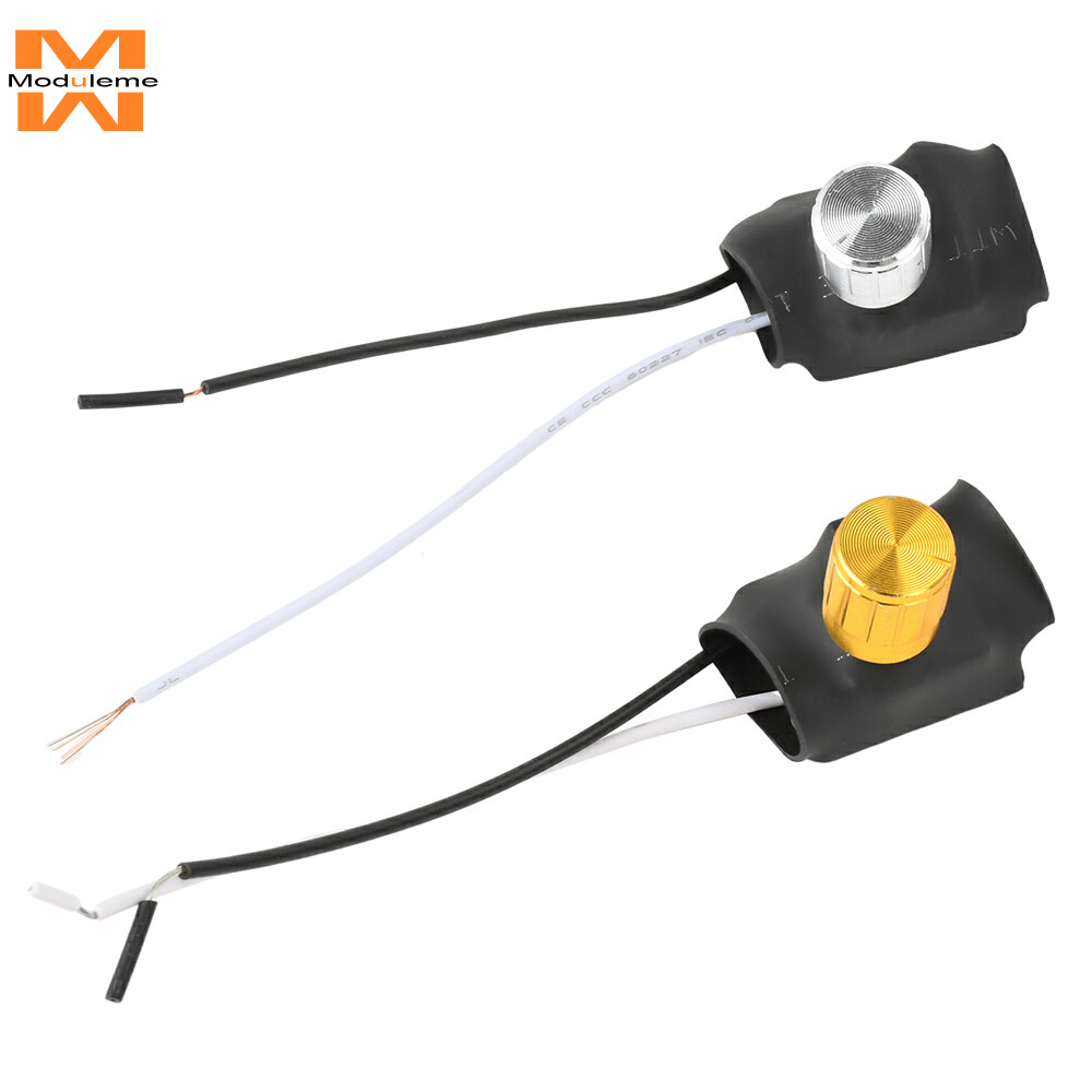 DC220V 1A/3A 2CH โคมไฟตั้งโต๊ะ All-Round Dimming สวิตช์หมุนเหมาะสําหรับโคมไฟตั้งโต๊ะหลอดไส้โคมไฟติดผนังสวิทช์ Dimming