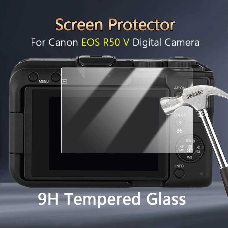 สําหรับ Canon EOS R50 V R50V Digital Compact กล้อง HD Clear Slim 2.5D Anti-Scratch 9H Tough กระจกนิร