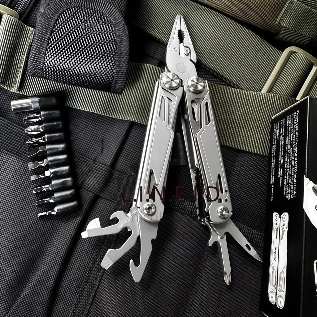 คีมGanzo G303 ของแท้100% รุ่นใหม่ล่าสุด เครื่องมืออเนกประสงค์ กันโซ่  G303 ทำจากเหล็ก 440C ต้านทานสน