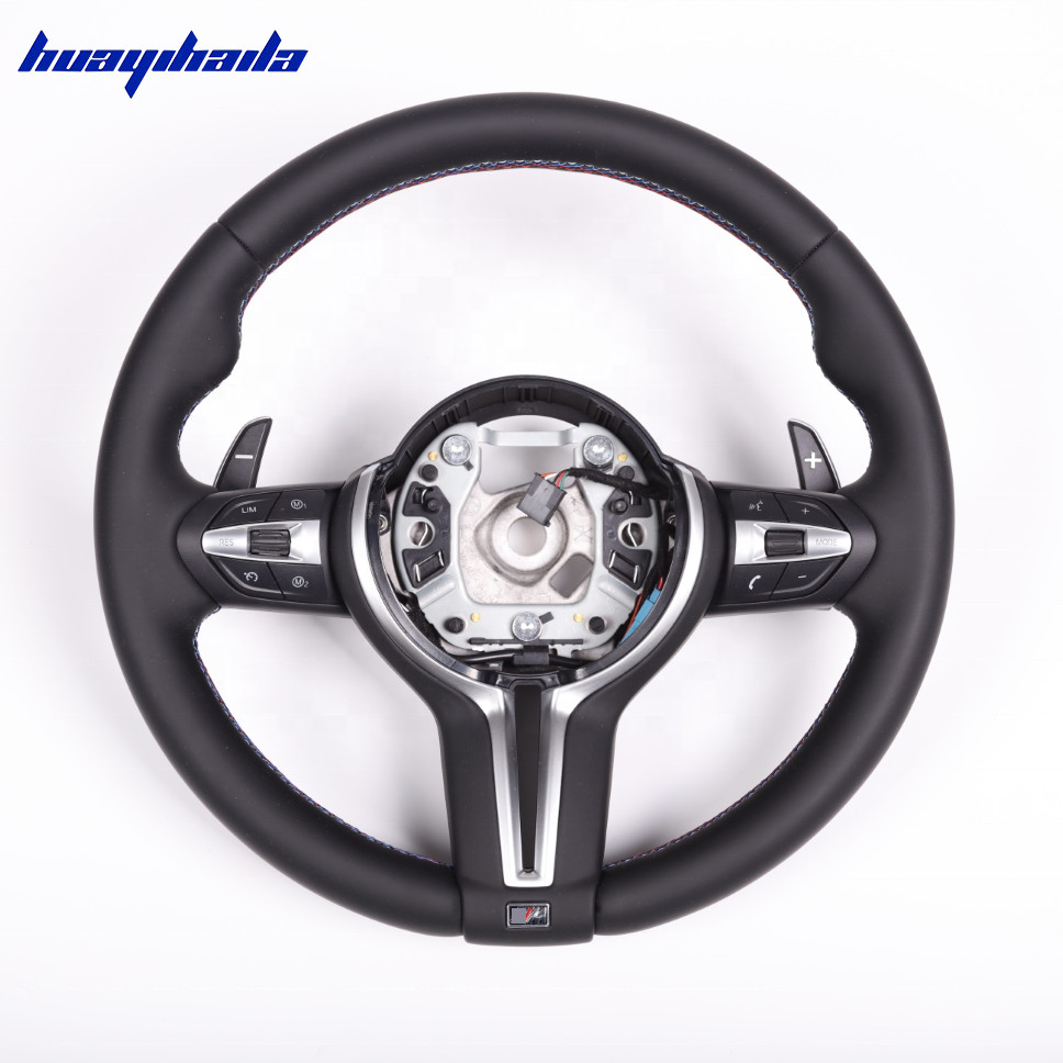 M กีฬาหนังภายในพวงมาลัยสําหรับ BMW FO1 FO2 FO3 FO4 FO6 FO7 F10 F11 F12 F15F16F18 F20 F25 F26 F30 F32