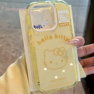 เข้ากันได้กับ iPhone 17 16 15 14 13 12 11 Pro Max X Xr Xs Max เคสโทรศัพท์ Ins น่ารักสีสันหัวแมวสีเยลลี่นุ่มปกหลัง