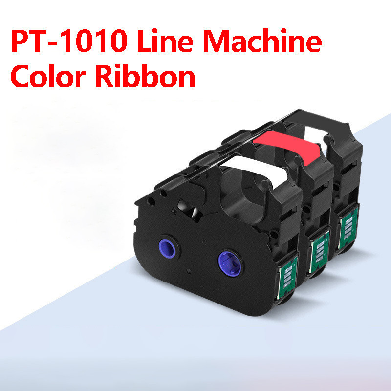 PUTY P800/1010 ริบบิ้นเครื่องพิมพ์ตัวเลขลวด PT-R80B PT-10BK เทปคาร์บอนสีดําเบอร์แขนเครื่องพิมพ์ริบบิ