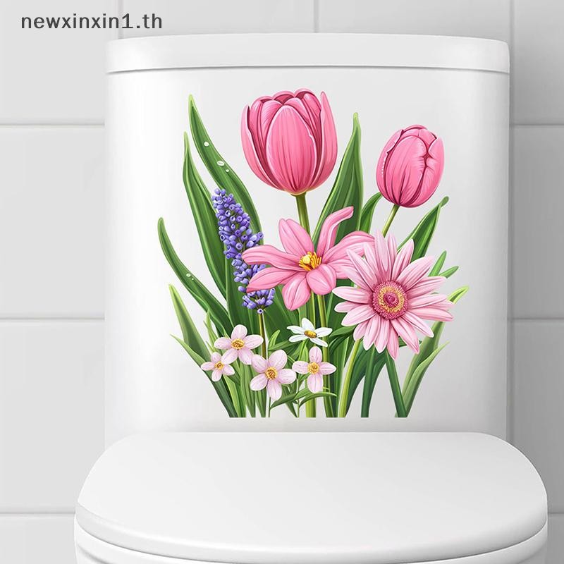 ตกแต่งบ้าน ให้น่าอยู่ *NT* พืชสีเขียวใบสติ๊กเกอร์ติดผนังห้องน้ําห้องน้ําสติกเกอร์ ห้องน้ํา ตัวเอง กาวภาพจิตรกรรมฝาผนัง Beautify ดอกไม้ตกแต่งบ้าน ง เอแคลส์ ห้องน้ํา {ที} ราคาถูก