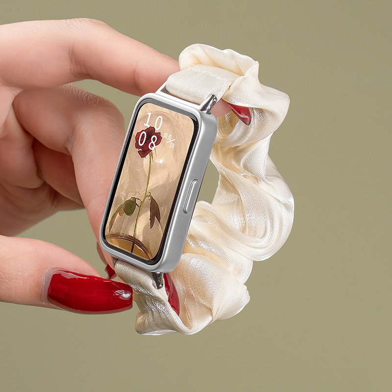 แฟชั่นผู้หญิงสําหรับ for Huawei band 11 / 11 Pro / 10 / 9 / 8 คอร์เรีย สร้อยข้อมือเปลี่ยนสายนาฬิกาข้อมือสําหรับ fo huawei band 10 / 9 / 8 เอ็นเอฟซี สายกีฬ