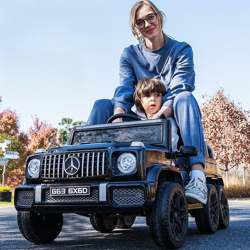 รถเด็กไฟฟ้า Mercedes-Benz G-Class รถของเล่นเด็กสี่ล้อสำหรับผู้ใหญ่และเด็ก รุ่นควบคุมระยะไกลแบบชาร์จไ