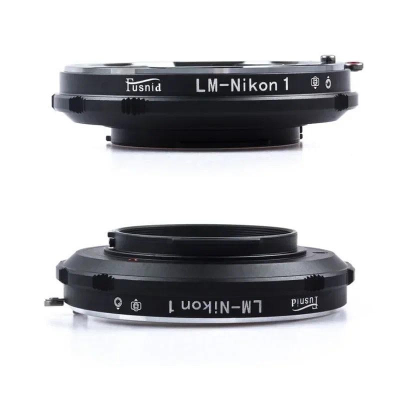 LM-Nikon1 ใหม่คู่มือโฟกัสอะแดปเตอร์แหวน LM-N1 สําหรับเลนส์ Leica M ถึง Nikon 1 Mount กล้อง S1 S2 V1 