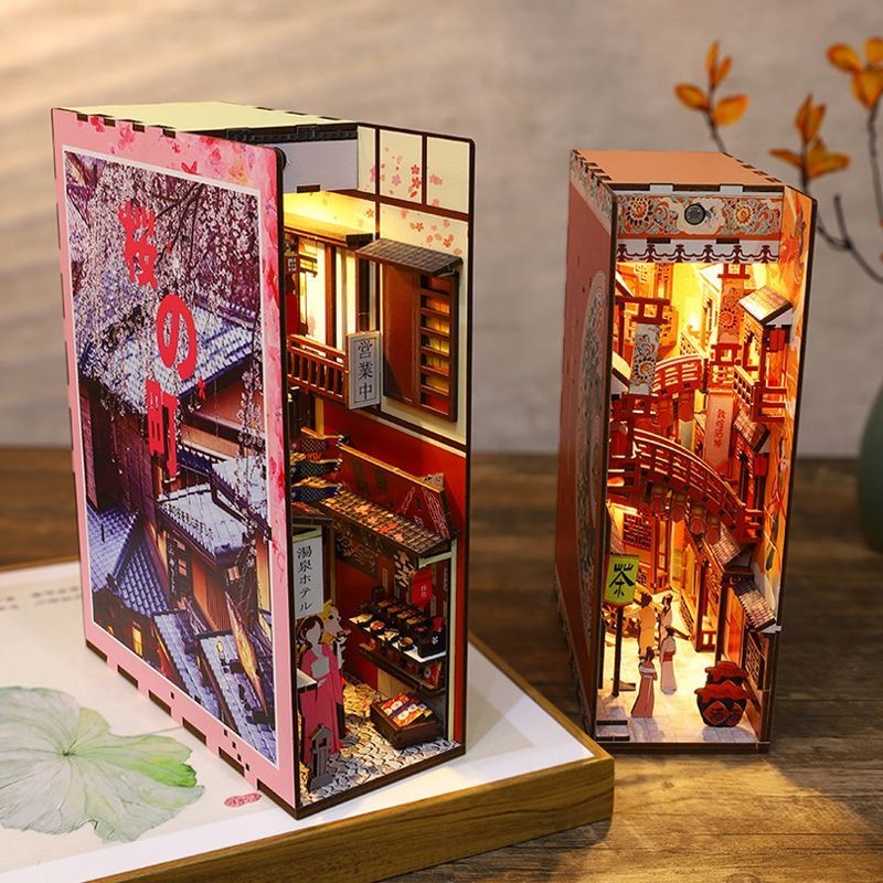 ที่รองหนังสือ 3D DIY บ้านทำมือ โมเดลปริศนา 3D สร้างสรรค์ ของขวัญวันเกิด