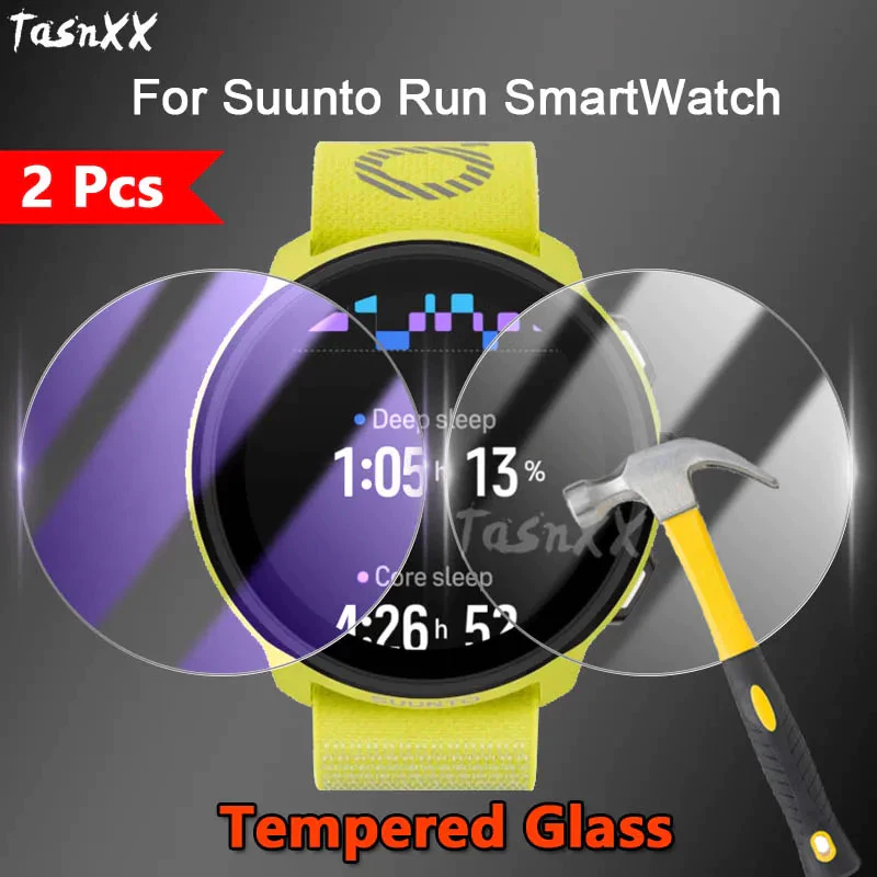 1/2/3/5 PCS สําหรับ Suunto นาฬิกา Run 2.5D Slim HD Clear/Anti สีม่วง 9H Tough กระจกนิรภัยป้องกันหน้าจอฟิล์มป้องกันการระเบิด