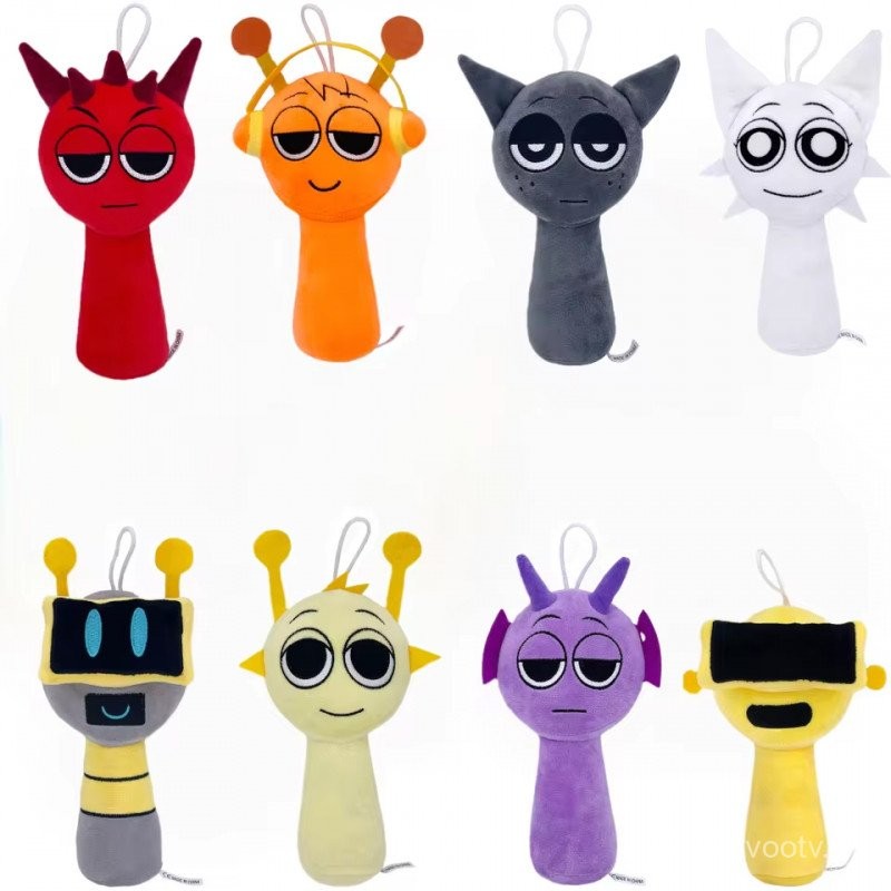 🔥 Sprunki Plush ตุ๊กตา Sprunki ของเล่น Sprunki Incredibox รูปเกม ตุ๊กตาsprunki 🔥
