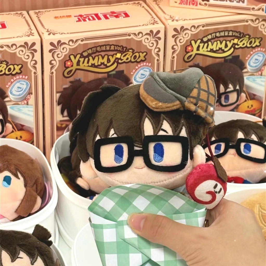 【พร้อมส่ง】Detective conan detective Series Plush Blind Box Detective Conan Doll Cute Doll Pendant จี้ตุ๊กตาผ้ากำมะหยี่ฉลองครบรอบ 30 ปี