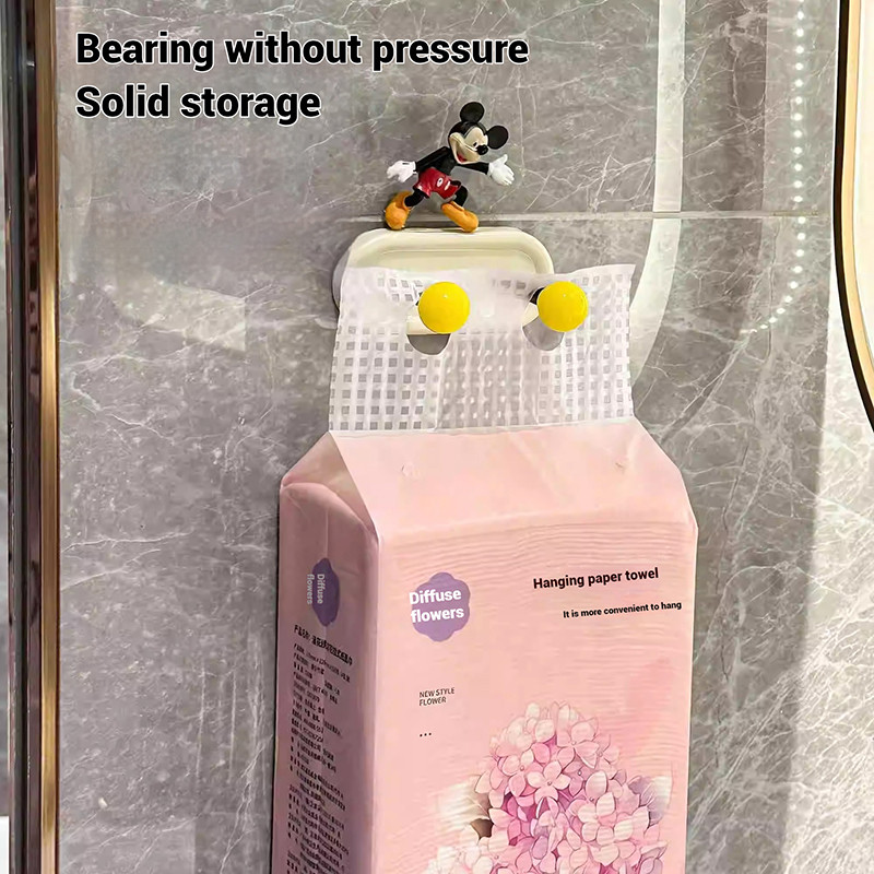 ตะขอแขวนเสื้อผ้าแบบหัวคู่ไม่ต้องเจาะรูตะขอแขวนผนังรูปลูกบอลชั้นวางผ้าขนหนูในห้องน้ํา - รูปที่ 7