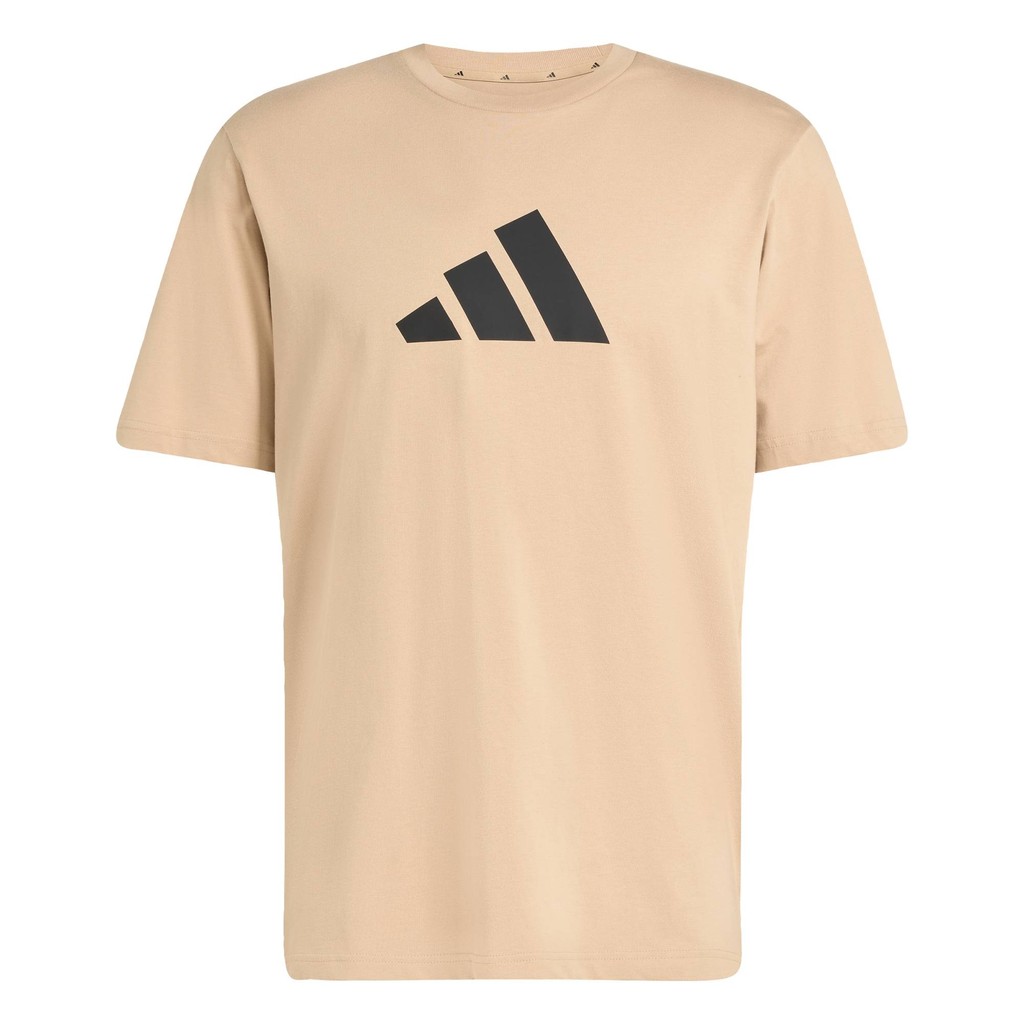 adidas ไลฟ์สไตล์ เสื้อยืด Future Icons 3 Bar Logo ผู้ชาย สีน้ำตาล JW7147 - รูปที่ 4