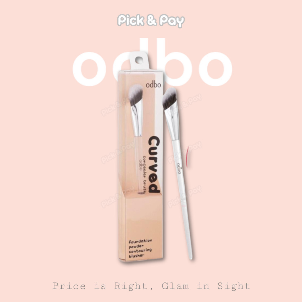 odbo Curved Concealer Brush แปรงคอนซีลเลอร์ (OD8057)