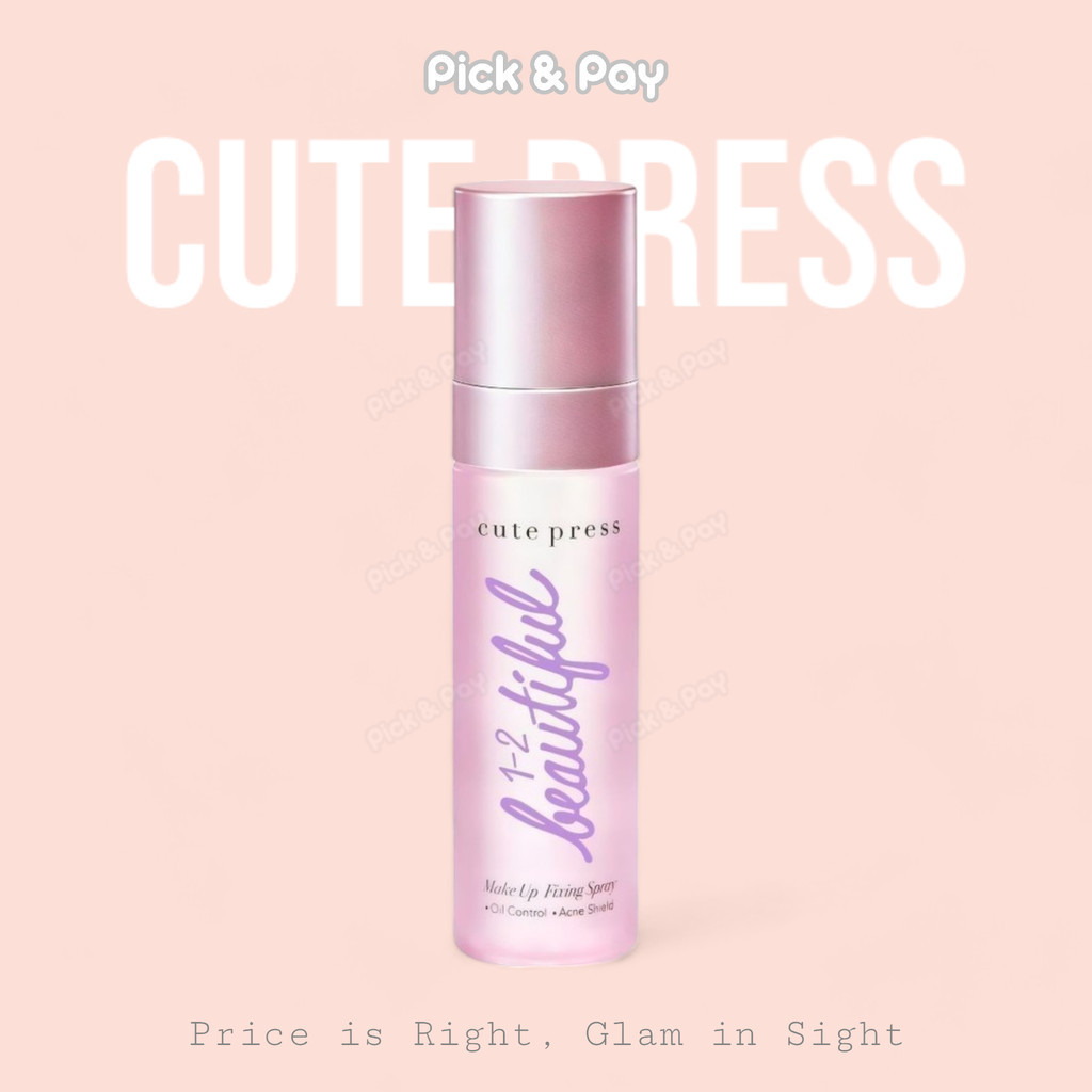 สเปรย์ล็อคเครื่องสำอาง Cute press 1-2-BEAUTIFULMAKE UP FIXING SPRAY (CP75306)