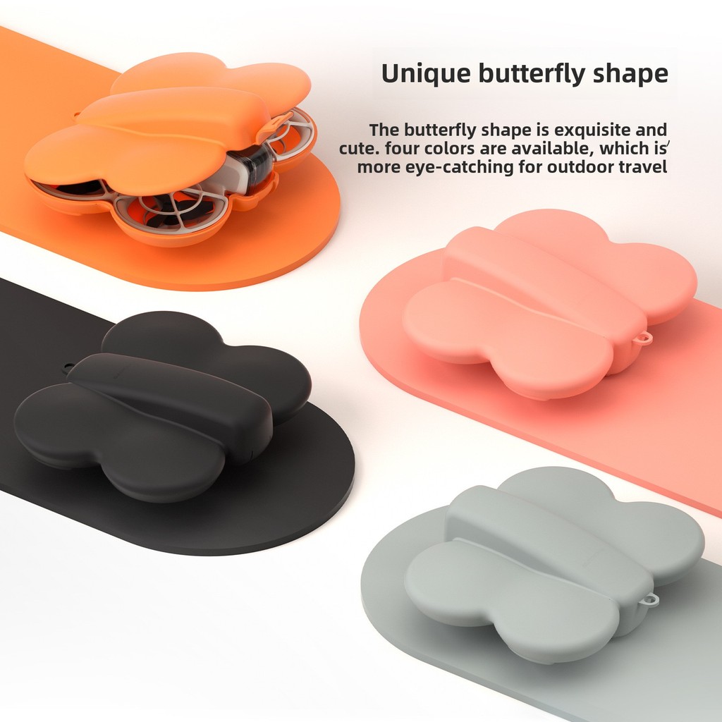 Sunnylife เหมาะสําหรับกล่องเก็บของ DJI NEO ป้องกันการชนกัน Anti-Scratch ผีเสื้อกล่องป้องกันอุปกรณ์เสริมกล่องแบบพกพา