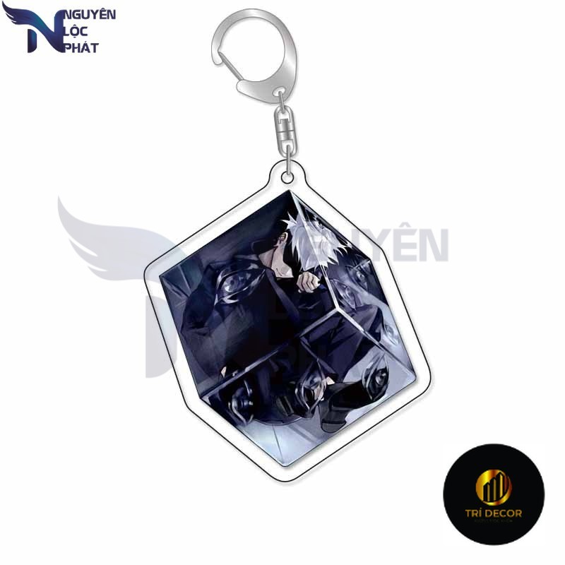 อะนิเมะ Jujutsu Kaisen Gojo Satoru กระเป๋าเป้สะพายหลังอุปกรณ์เสริมคอสเพลย์จี้พวงกุญแจตกแต่งคอลเลกชัน