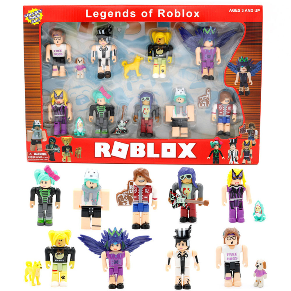 9 ชิ้น Roblox หุ่นยนต์ Riot รูปชุด Pack Mix & Match Roblox ชุด Action Figure ของเล่นเด็ก