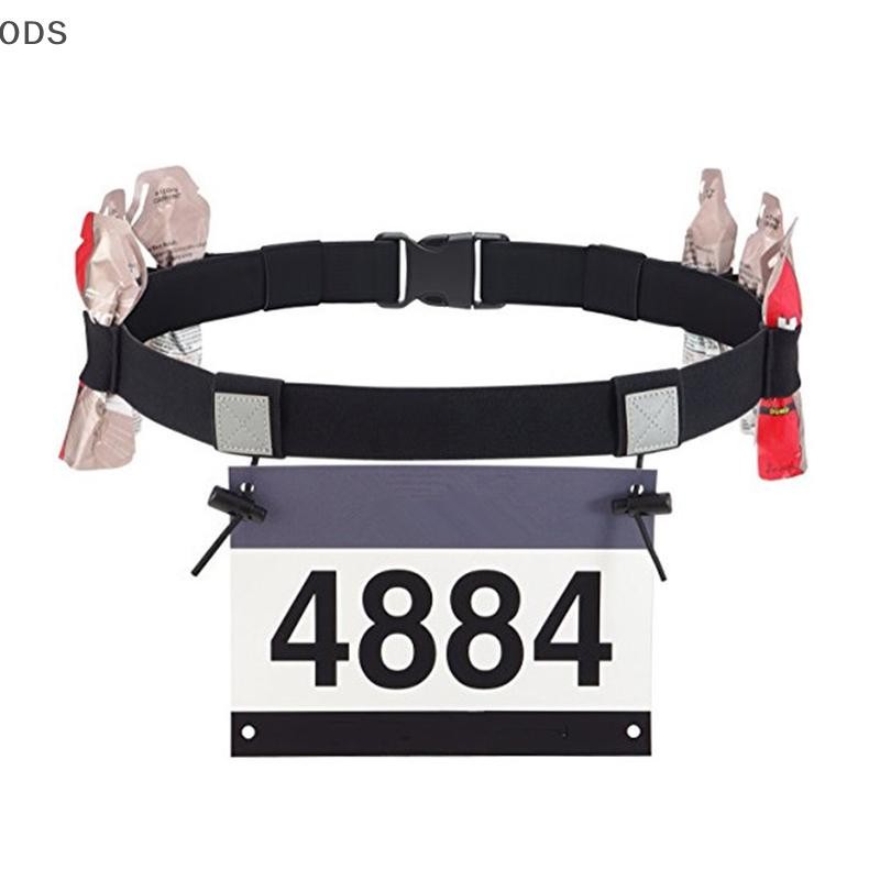 Ods Outdoor Running Race Number Belt เอว Pack Bib Holder สําหรับ Triathlon Marathon Cycling Fitness Sport Accessories OD