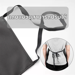 ผ้ากันเปื้อนหนัง PVC ผ้ากันเปื้อน กันน้ําและน้ํามัน 100% เหมาะกับใส่ทํางาน ห้องครัว สําหรับผู้ชาย และผู้หญิง