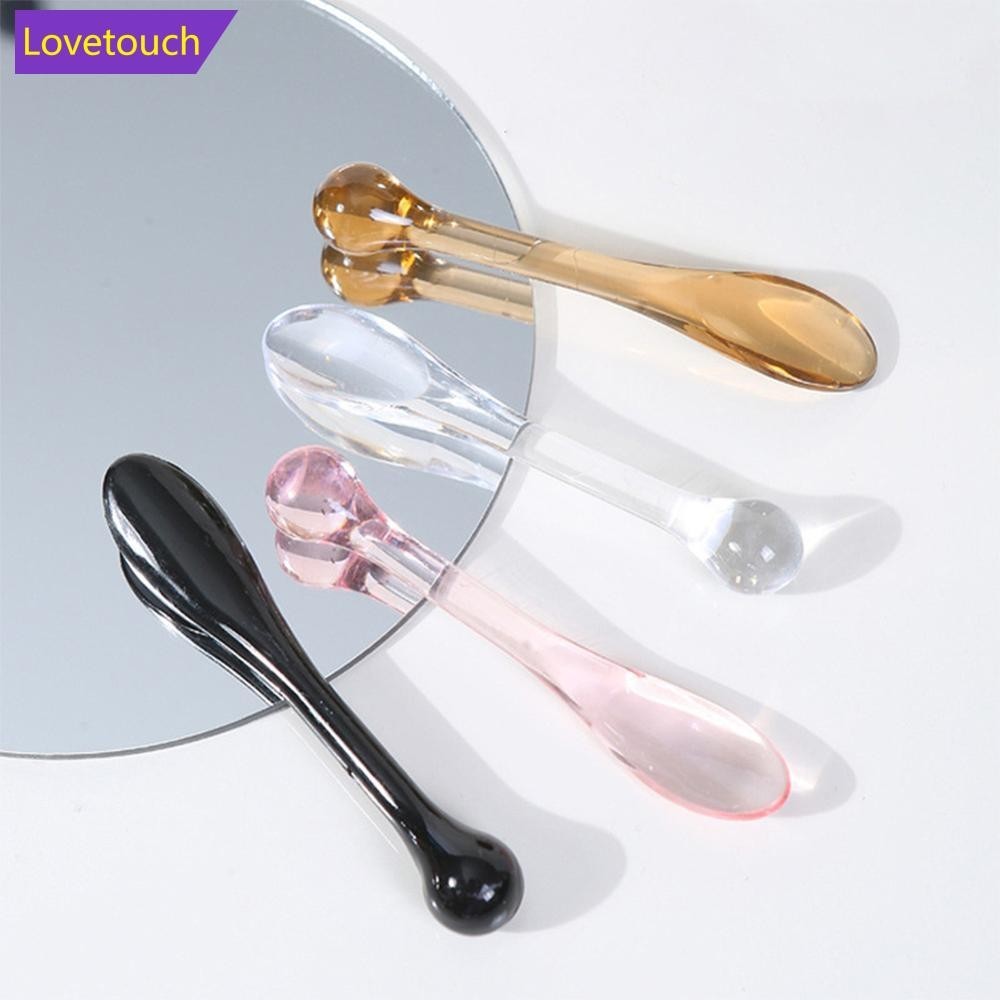 LOVETOUCH 5pcs Eye Cream Applicator ช้อนลูกกลิ้งโปร่งใสนวด Stick เครื่องสําอางไม้พายริ้วรอยพอกหน้า S