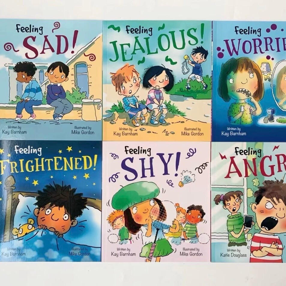 พร้อมส่ง Feelings and Emotions Collection 6 Books Set By Katie Douglass หนังสือภาษาอังกฤษ สำหรับเด็ก