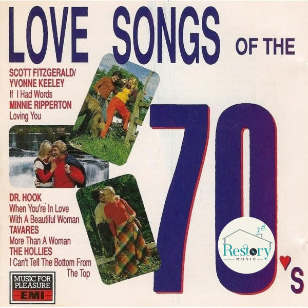 ซีดี Various - Love Songs Of The 70♥s (CD) (VG+)