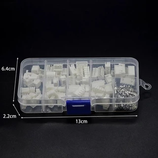 Zhuanke 230 ชิ้น 2.54 มิลลิเมตร Pitch Terminal, XH2.54 ชุดขั้วต่อ Pin, ชายและหญิง 2 P 3 P 4 P 5pin 4 ค่า Terminal Connector Kit