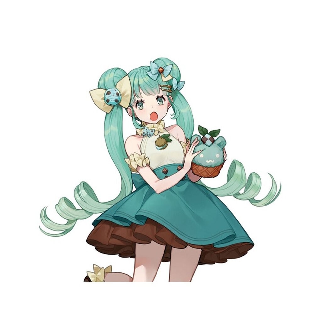 [ Figure แท้ ] Vocaloid Hatsune Miku SweetSweets Chocolate Mint [ FuRyu ]