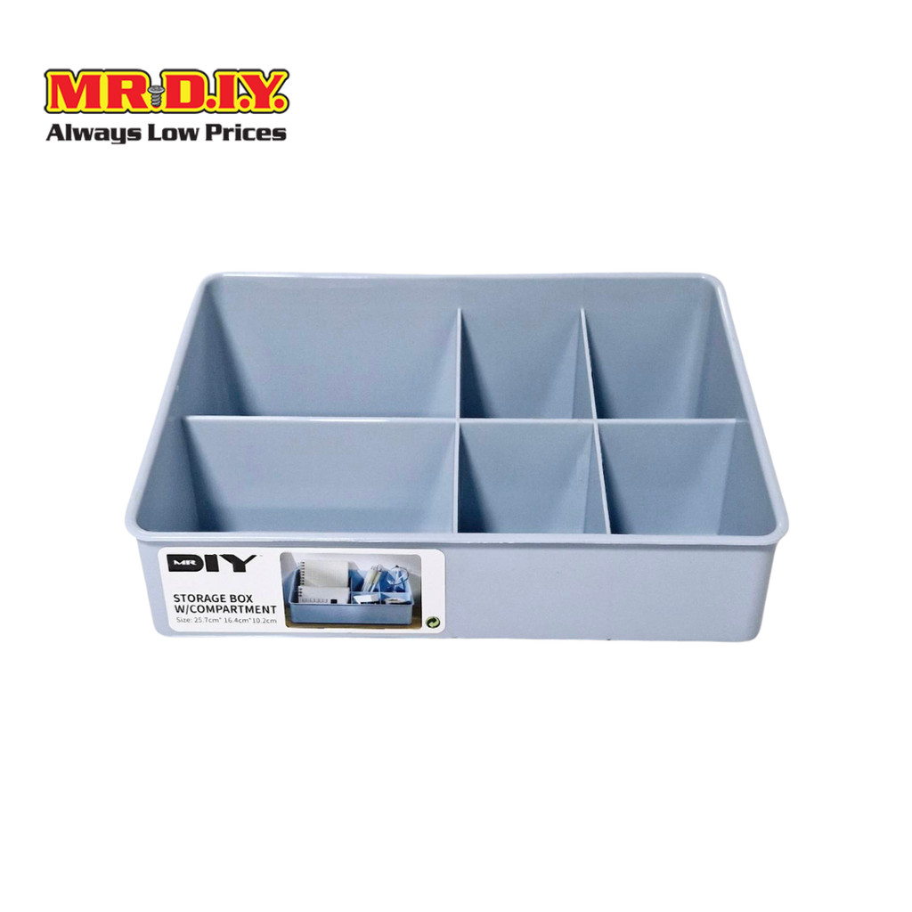 MR.D.I.Y. กล่องเก็บของอเนกประสงค์ จำนวน 6 ช่อง ขนาด 16x26x10 ซม.