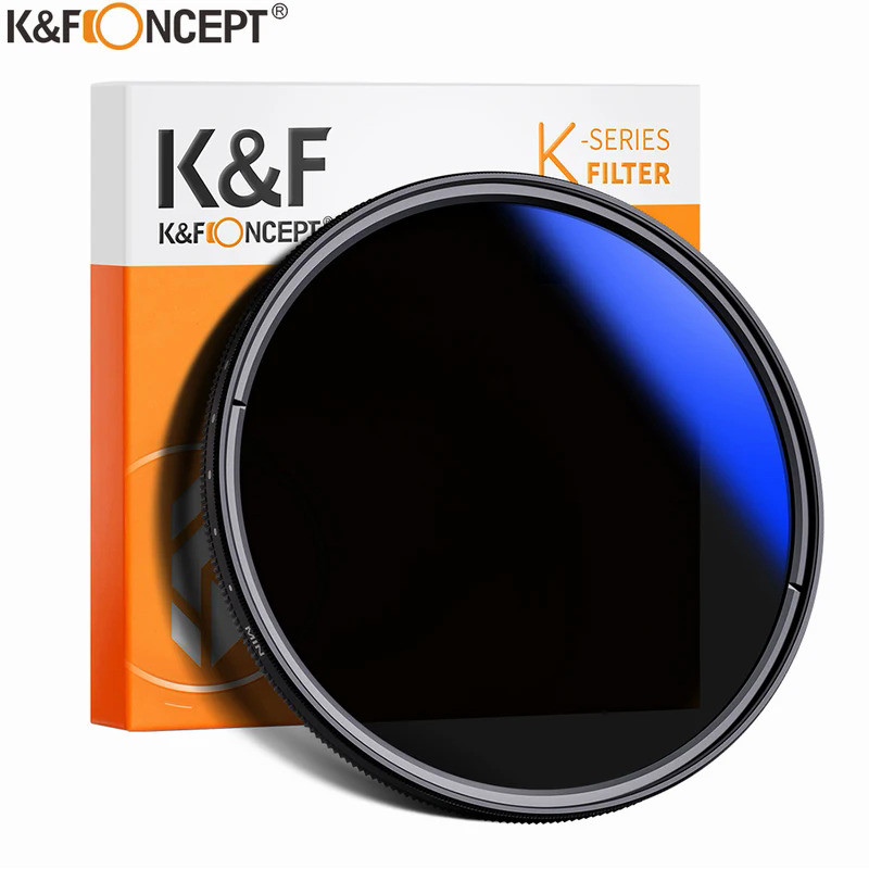K&F CONCEPT 37-82mm ND2 to ND400 ND Lens Filter Fader Adjustable Neutral Density Variable 49mm 52mm 