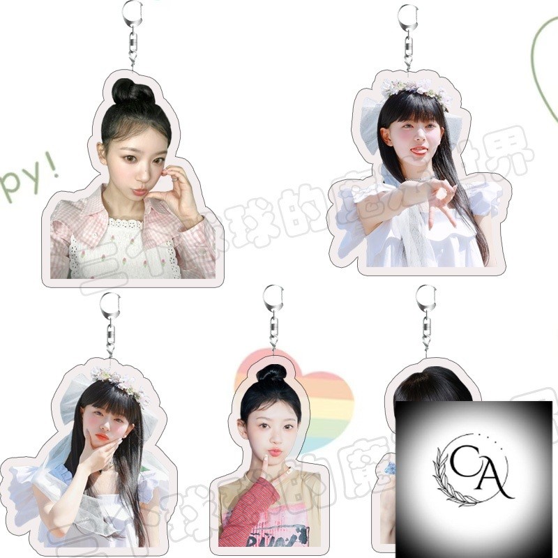 Moka MOKA illit illit อะคริลิคพวงกุญแจสองด้านของขวัญวันเกิดนักเรียน