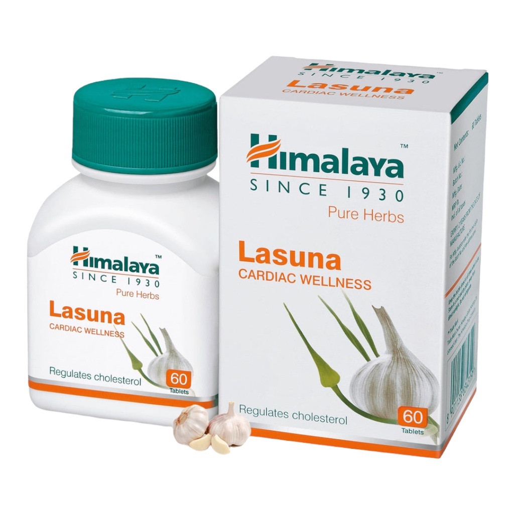 Himalaya Lasuna กระเทียมอัดเม็ด 60 เม็ด
