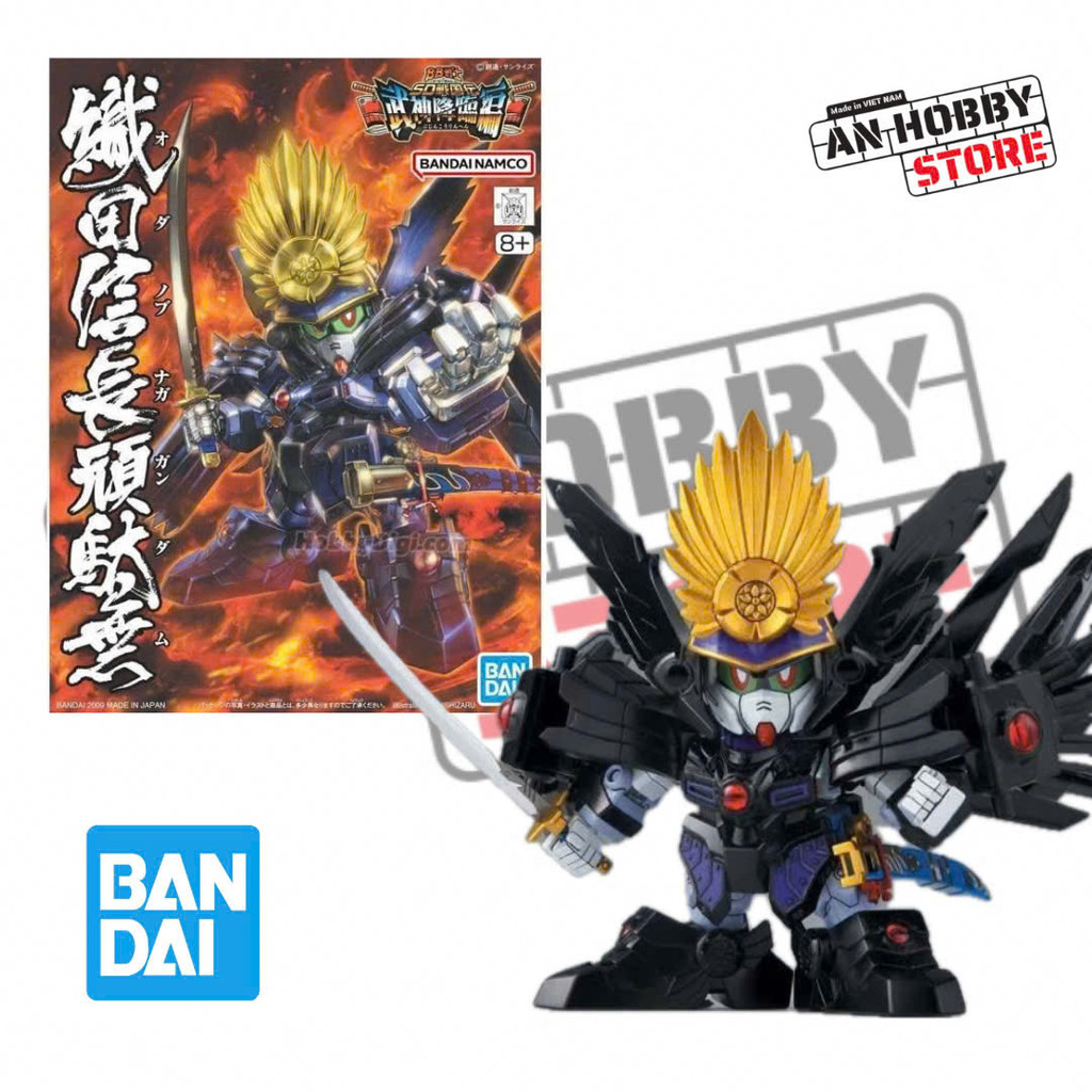 BANDAI ASSEMBLY MODEL SD BB344 ODA NOBUNAGA GUNDAM