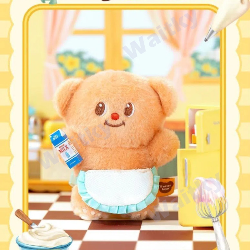Waitky Butterbear ผ้ากันเปื้อนจี้น่ารักการ์ตูนจี้ของเล่นตุ๊กตาของขวัญวันเกิดเพื่อน