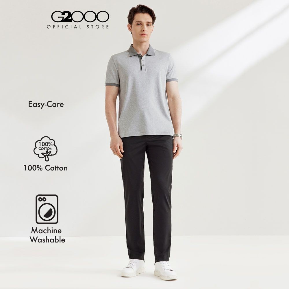 G2000 เสื้อโปโลสำหรับผู้ชาย ทรง Smart Fit รุ่น 4114039292 GREY