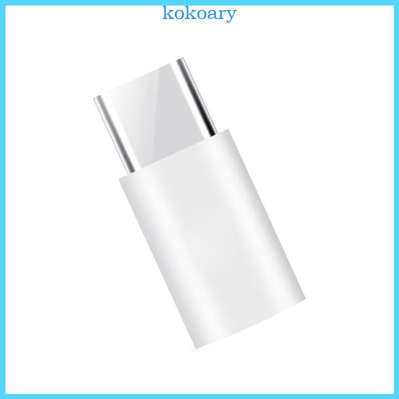 Kok Portable Mini USB Female to Type-C Male Converter Data Transfer อะแดปเตอร์ชาร์จ