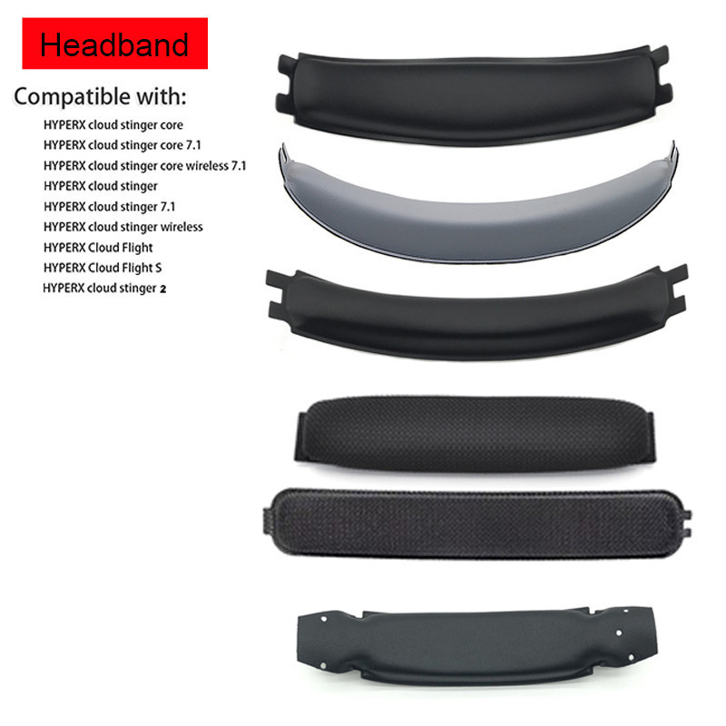 1 ชิ้นเปลี่ยนแถบคาดศีรษะสําหรับ HyperX Cloud Flight S / Stinger 2 / Stinger / Stinger Core ไร้สาย 7.1 หูฟัง Pad Head Beam