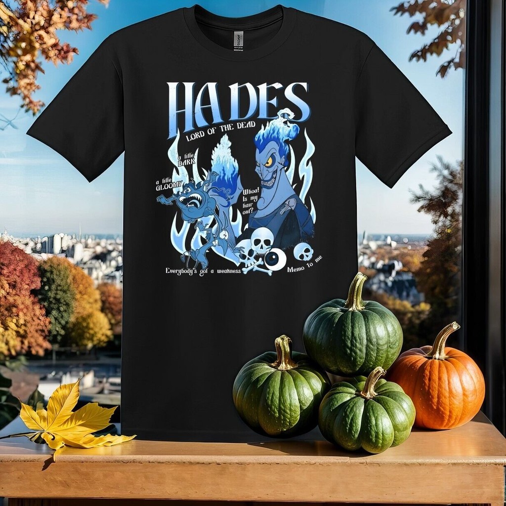 Disney Hades Lord Of The Dead เสื้อยืด T เสื้อผู้ชาย Tshirt Sy159