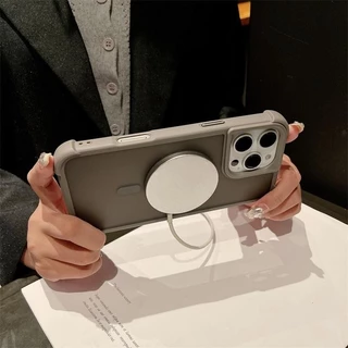 หรูหราสี่มุมป้องกันการตกเคสโทรศัพท์แม่เหล็กสําหรับ ไอโฟน 16 มือโปร สูงสุด 11 12 13 14 15 มือโปร สูงสุด 16 15 14 บวก ปลอกกันกระแทกป้องกันลายนิ้วมือฮาร์ดปกหลัง