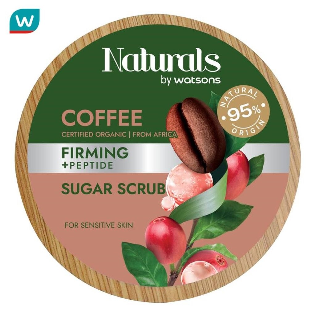 Naturals by Watsons เนเชอรัล บาย วัตสัน คอฟฟี่ เฟิร์มมิ่ง ชูการ์ สครับ 200กรัม