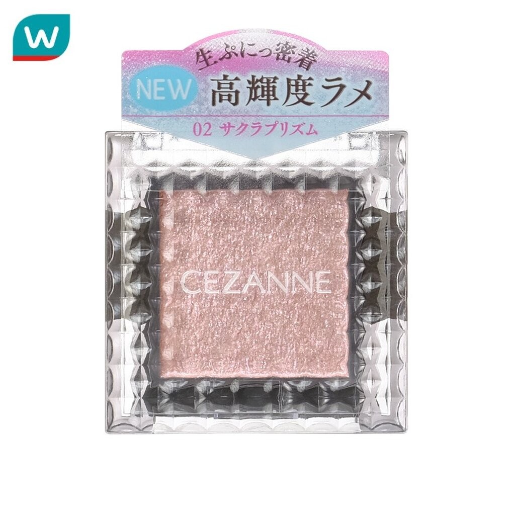 Cezanne เซซาน ซิงเกิล ชายนี่ อายแชโดว์ 1.6ก. 02 ซากุระ ปริซึ่ม