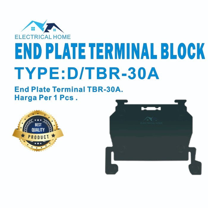 End Plate Terminal Block TBR 30A Din Rail. คุณภาพดีที่สุด