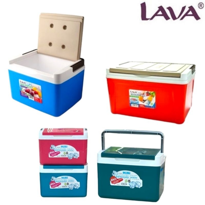 LAVA COOLER BOX 2L/5L/10L/20L ICE BOX MINI ICE BOX TONG AIS ภาชนะบรรจุอาหาร BEKAS AIS เครื่องครัวตกป