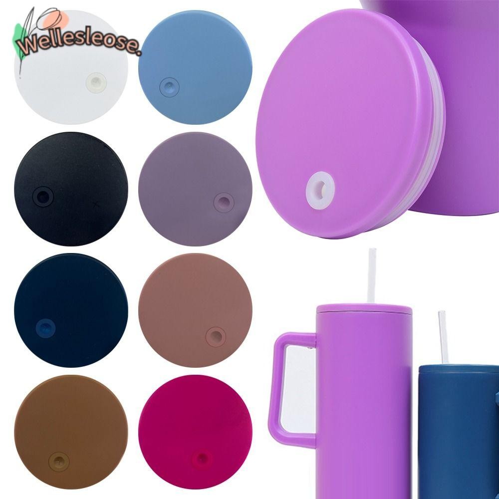 Welle 1PC ถ้วยแก้ว, ฝาครอบขวด Themos พลาสติก, Splash Spill Proof Tumbber 40Oz ฝาถ้วยสําหรับ Quencher H3.0