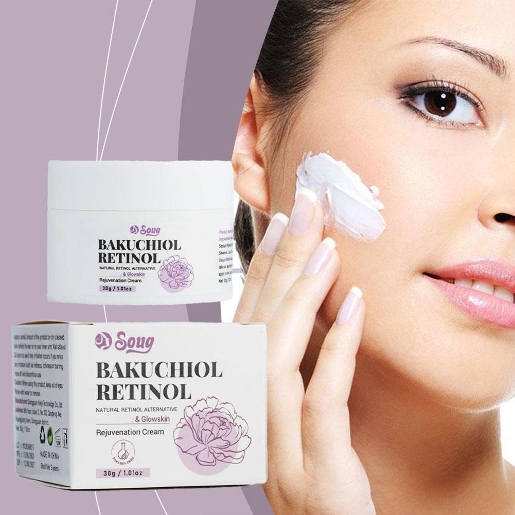 SOUG Bakuchiol Retinol Cream Moisturizing Soothing Skin Face Cream กระชับ O0P2