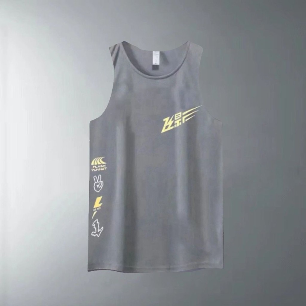 < พร้อมสต็อก คําสั่ง > บิน เงา วิ่งกีฬา เร็ว-การอบแห้ง ตาข่ายเสื้อกั๊กฤดูร้อนแขนกุดมืออาชีพมาราธอนเสื้อกั๊กกางเกงขาสั้นคู่ชุดสองชิ้น - รูปที่ 6