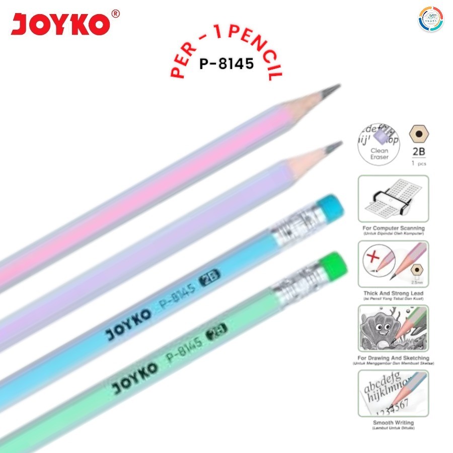 ดินสอเขียน Joyko 2B P-8145 [ต่อชิ้น]